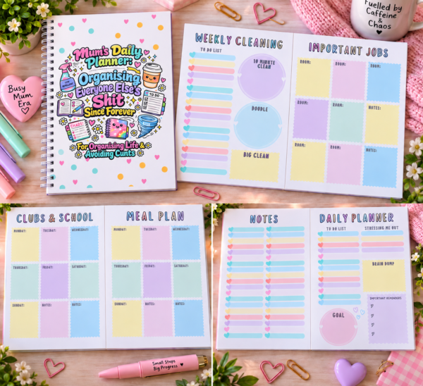Mum's (Sweary) Daily Planner, Organising Everyone Else's Sh*t