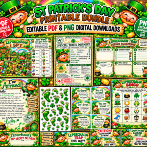 St Patrick’s Day Printable Bundle