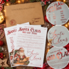 46E8CA5B-6005-4724-9A7D-BE46FC4FF81A Personalised Foil North Pole Santa Set with North Pole Envelope