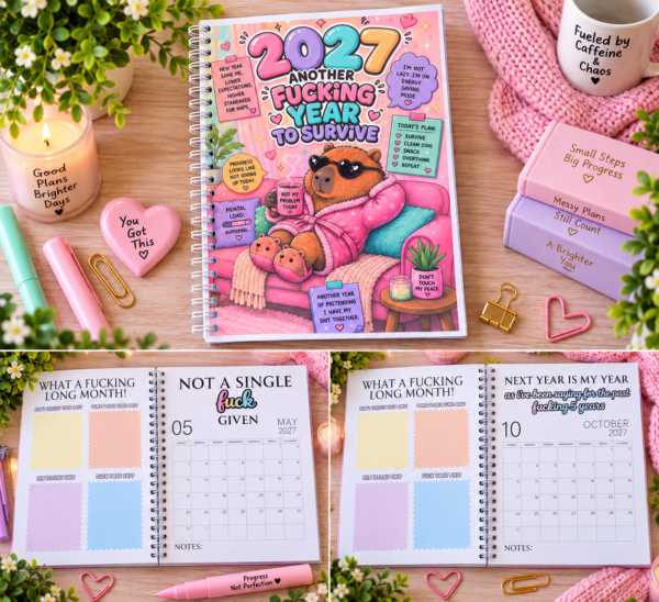 2027 (Sweary) Another F*cking Year To Survive Calendar Diary