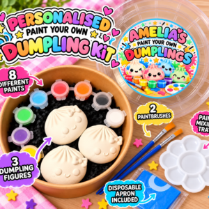 B0428A83-5DDA-40DD-BAA2-67554504B681 CHRISTMAS PRE ORDER - Personalised Paint Your Own Dumplings Kit
