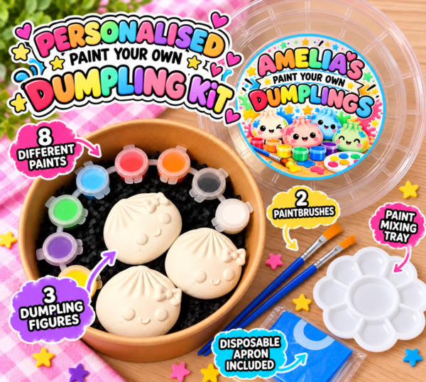 Personalised Paint Your Own Dumplings Kit