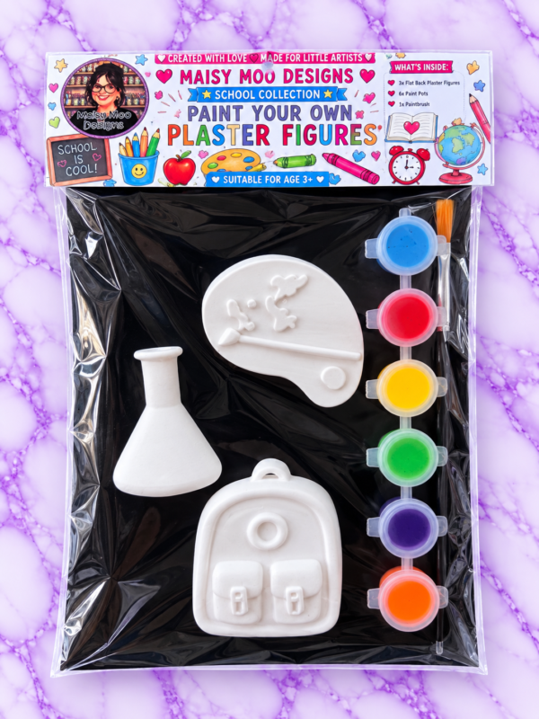 Paint Your Own Plaster Kit - School Collection
