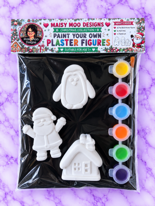 Paint Your Own Plaster Kit - Christmas Collection