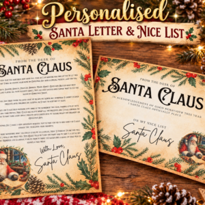 Personalised Letter from Santa and Nice List
