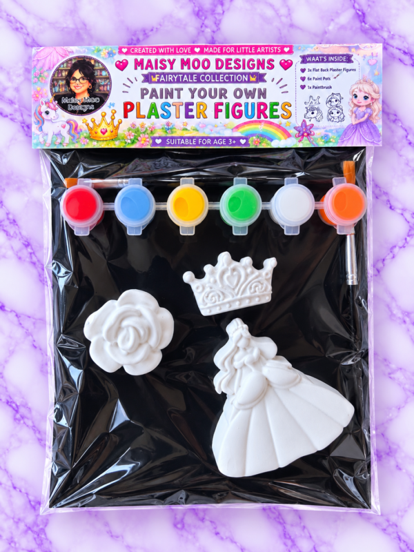 Paint Your Own Plaster Kit - Fairytale Princess Collection