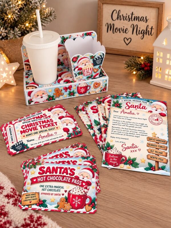 Santa North Pole Movie Set Santa's Magical North Pole Movie Night Set