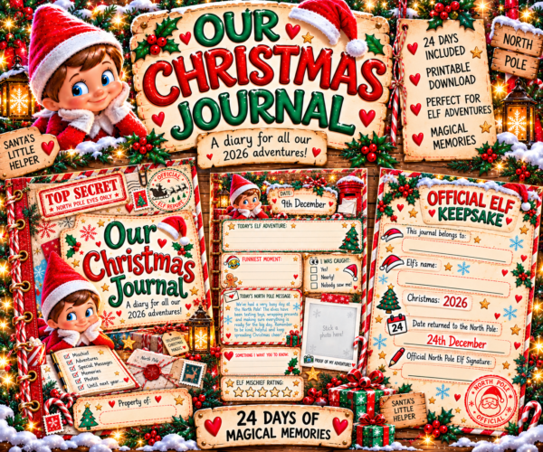 Editable Our Christmas Journal/Diary Download