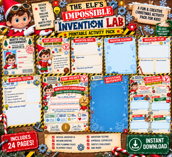 Editable Elf Impossible Invention Pack Download