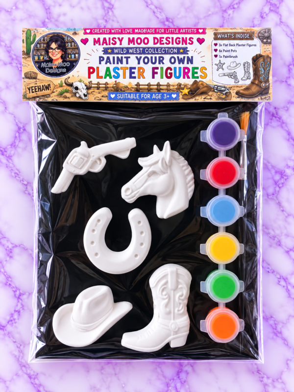 Wild West Paint Your Own Plaster Kit - Wild West Collection