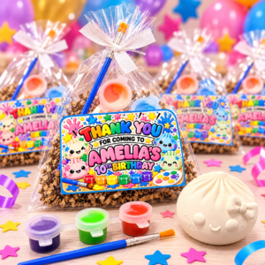 ACFE9092-6805-4DA4-8864-C0B2A959D558 Birthday Party Favours - Paint Your Own Dumpling Kit