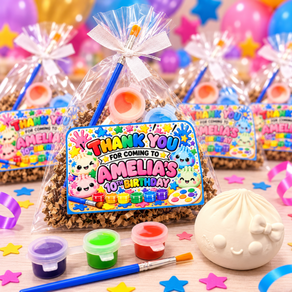 ACFE9092-6805-4DA4-8864-C0B2A959D558 Birthday Party Favours - Paint Your Own Dumpling Kit